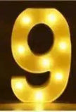 LED Night Light A-Z 0-9 Battery Lamp Wedding Party Decor