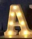 LED Night Light A-Z 0-9 Battery Lamp Wedding Party Decor