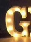 LED Night Light A-Z 0-9 Battery Lamp Wedding Party Decor