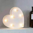LED Night Light A-Z 0-9 Battery Lamp Wedding Party Decor