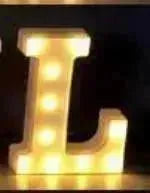 LED Night Light A-Z 0-9 Battery Lamp Wedding Party Decor