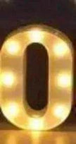 LED Night Light A-Z 0-9 Battery Lamp Wedding Party Decor