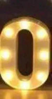 LED Night Light A-Z 0-9 Battery Lamp Wedding Party Decor