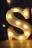 LED Night Light A-Z 0-9 Battery Lamp Wedding Party Decor