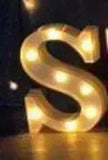 LED Night Light A-Z 0-9 Battery Lamp Wedding Party Decor