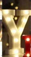 LED Night Light A-Z 0-9 Battery Lamp Wedding Party Decor