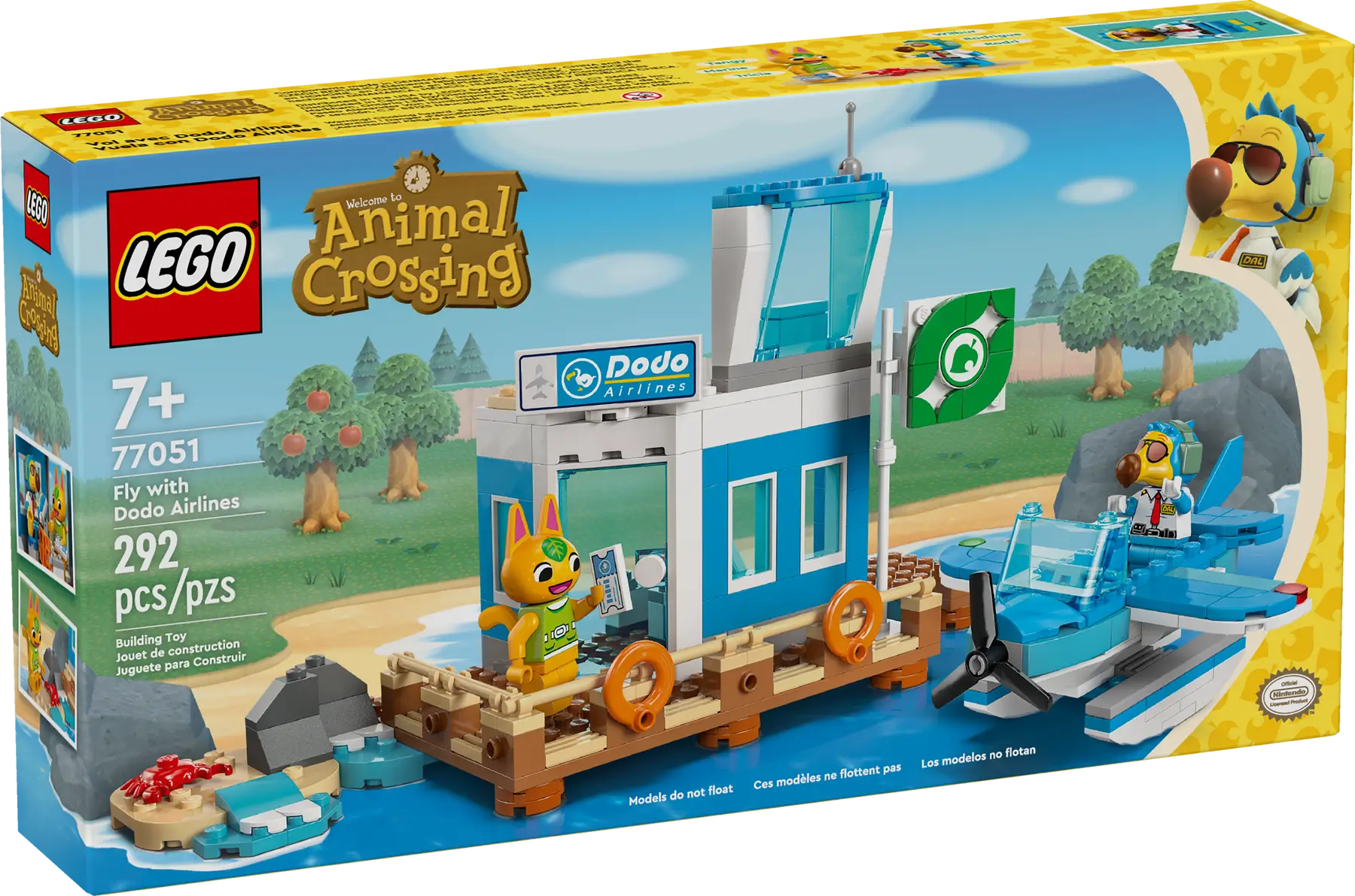 LEGO - Animal Crossing - Fly With Dodo Airlines - 292 Pcs - 77051