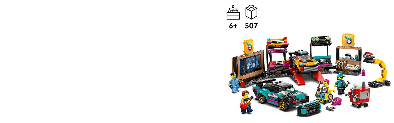 LEGO - City - Custom Car Garage - 507 Pcs - 60389