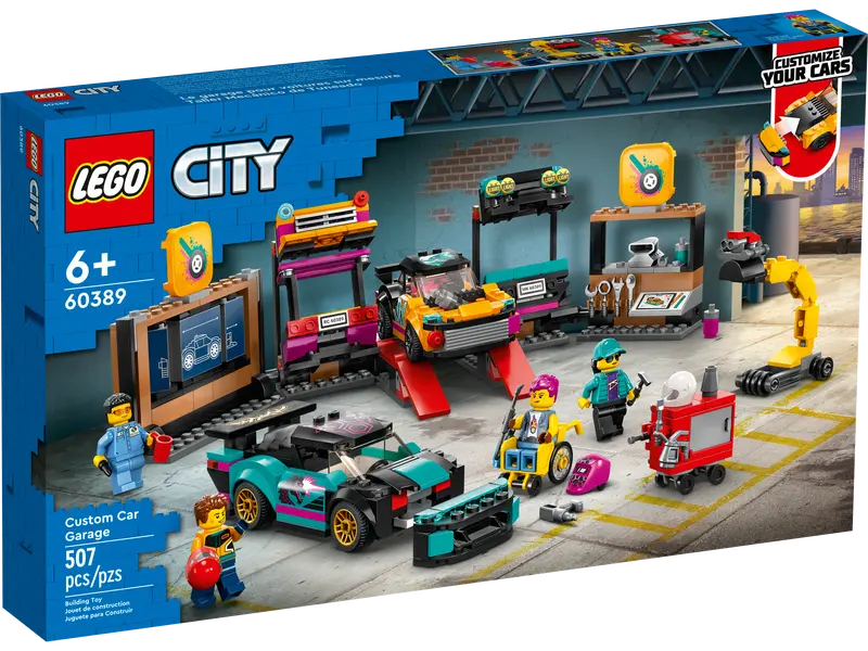 LEGO - City - Custom Car Garage - 507 Pcs - 60389