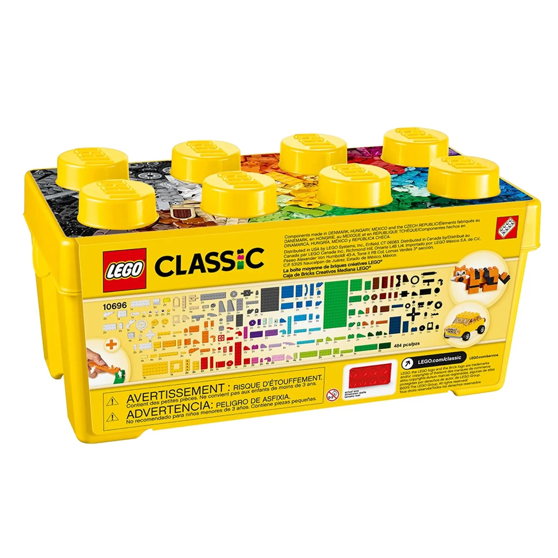 LEGO - Classic - Medium Creative Brick Box - 484 Pcs - 10696