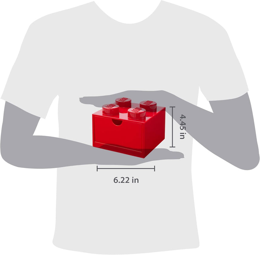 LEGO - Tiroir de bureau (rouge vif)