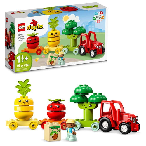 LEGO - Duplo - Tracteur de fruits et légumes pour tout-petits (19 pièces)