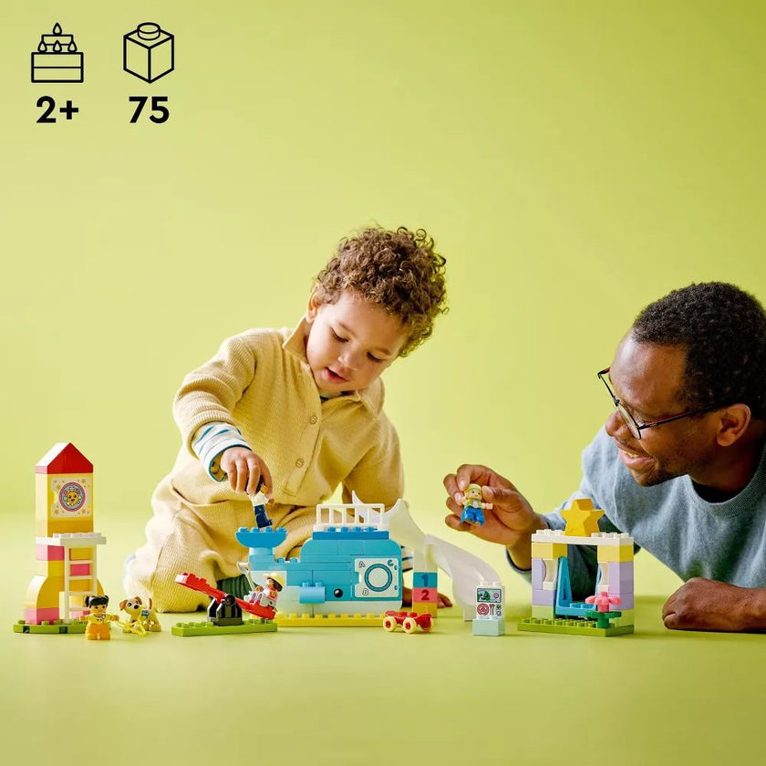 LEGO - Duplo - Jeu de construction éducatif pour enfants - Terrain de jeux de rêve (75 pièces)