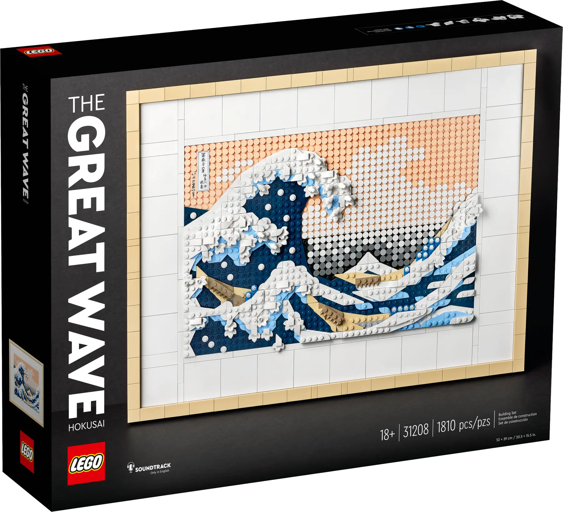 LEGO - Hokusai - The Great Wave - 1810 Pcs - 31208