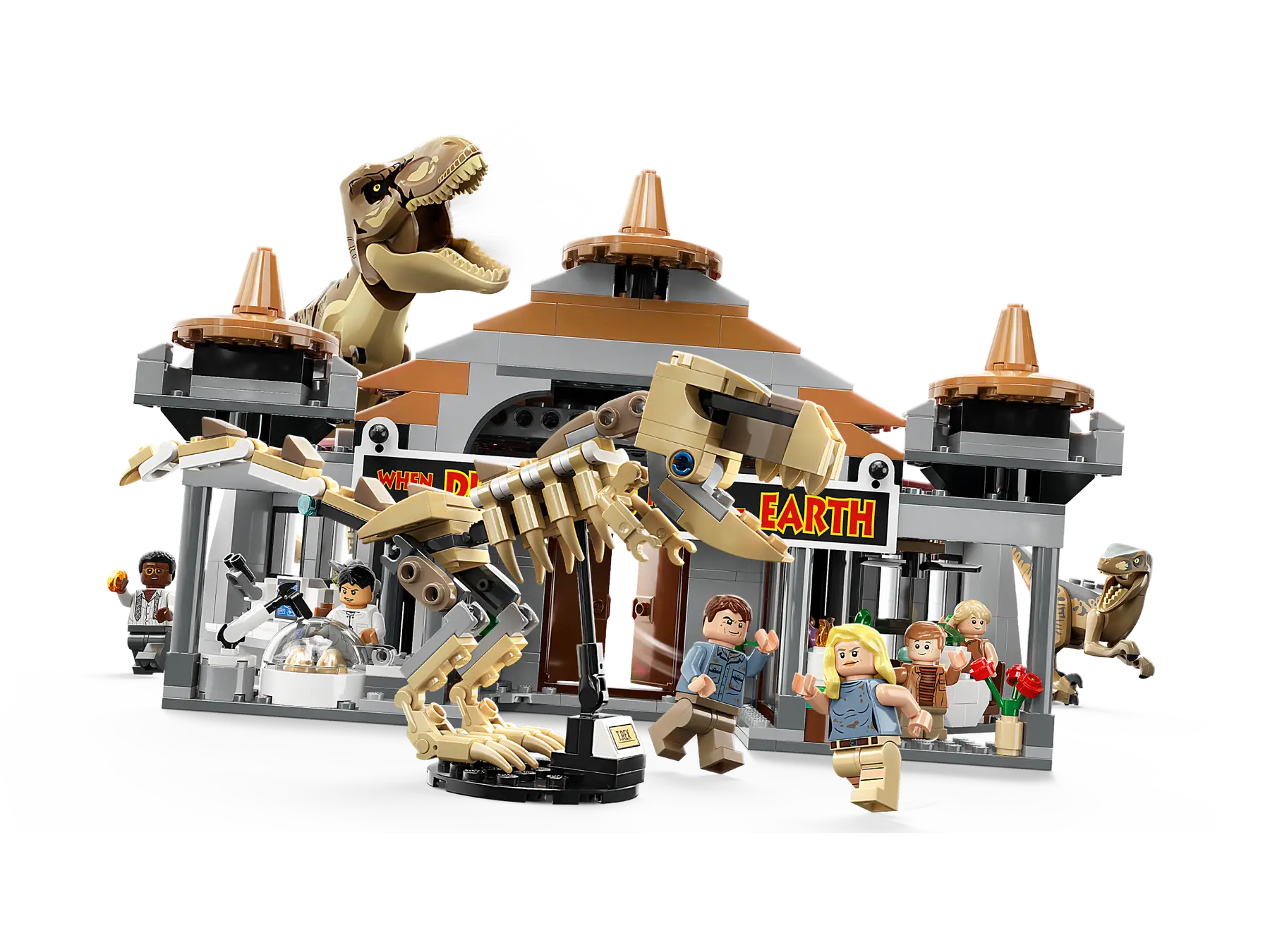LEGO - Jurassic World - Visitor Center - T-Rex & Raptor Attack - 693 Pcs - 76961