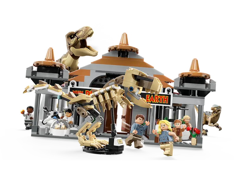 LEGO - Jurassic World - Visitor Center - T-Rex & Raptor Attack - 693 Pcs - 76961