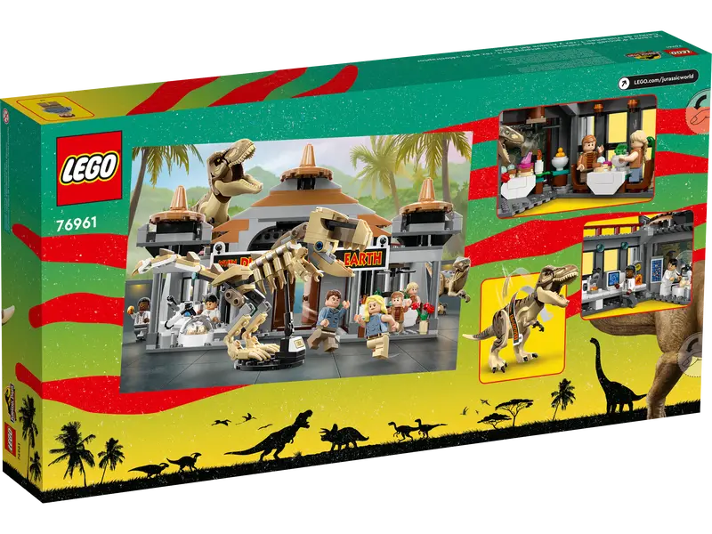 LEGO - Jurassic World - Visitor Center - T-Rex & Raptor Attack - 693 Pcs - 76961