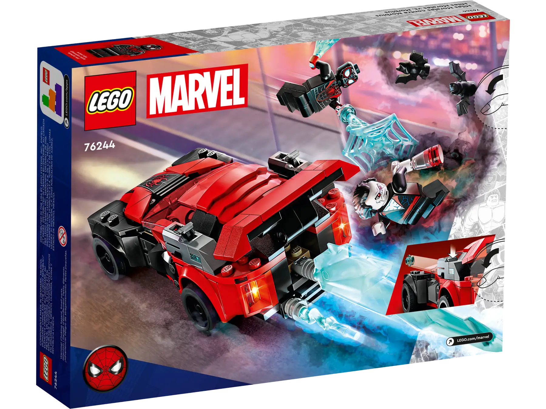 LEGO - Marvel - Miles Morales contre Morbius - 220 pièces - 76244