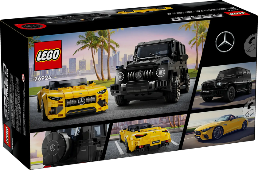 LEGO - Speed Champions - Mercedes Amg G 63 & Sl 63 - 808 Pcs - 76924