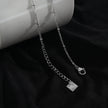 LERATI Beaded Chain with an Encased Fresh Water Pearl Pendant in Silver