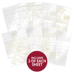 Luxury Foiled Acetate Card Wraps