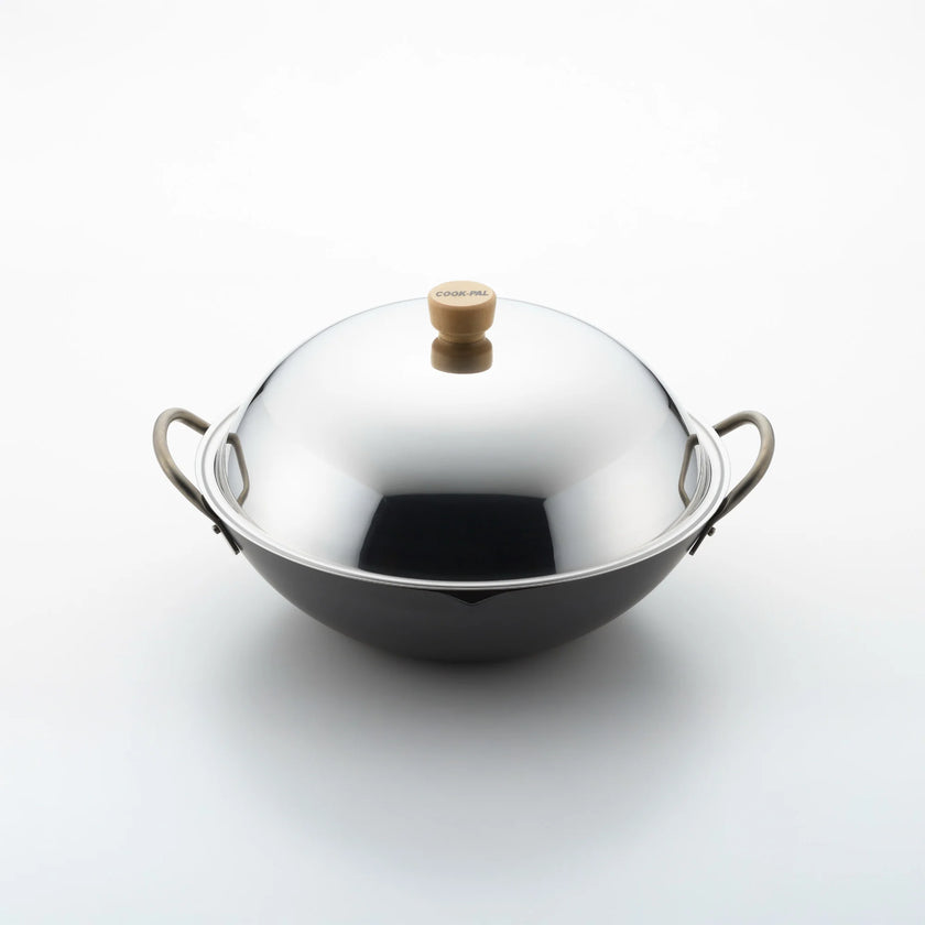 Yoshikawa Cook-Pal Ren Stainless Steel Lid – 36 cm
