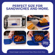 Micro Grill Classic™ Toastie Maker, Microwave Grill, Sandwich Toaster, 3 Minute Grilled Cheese, Crispy, Panini Press, Dishwasher Safe, Office, Home, Travel & School Dorms