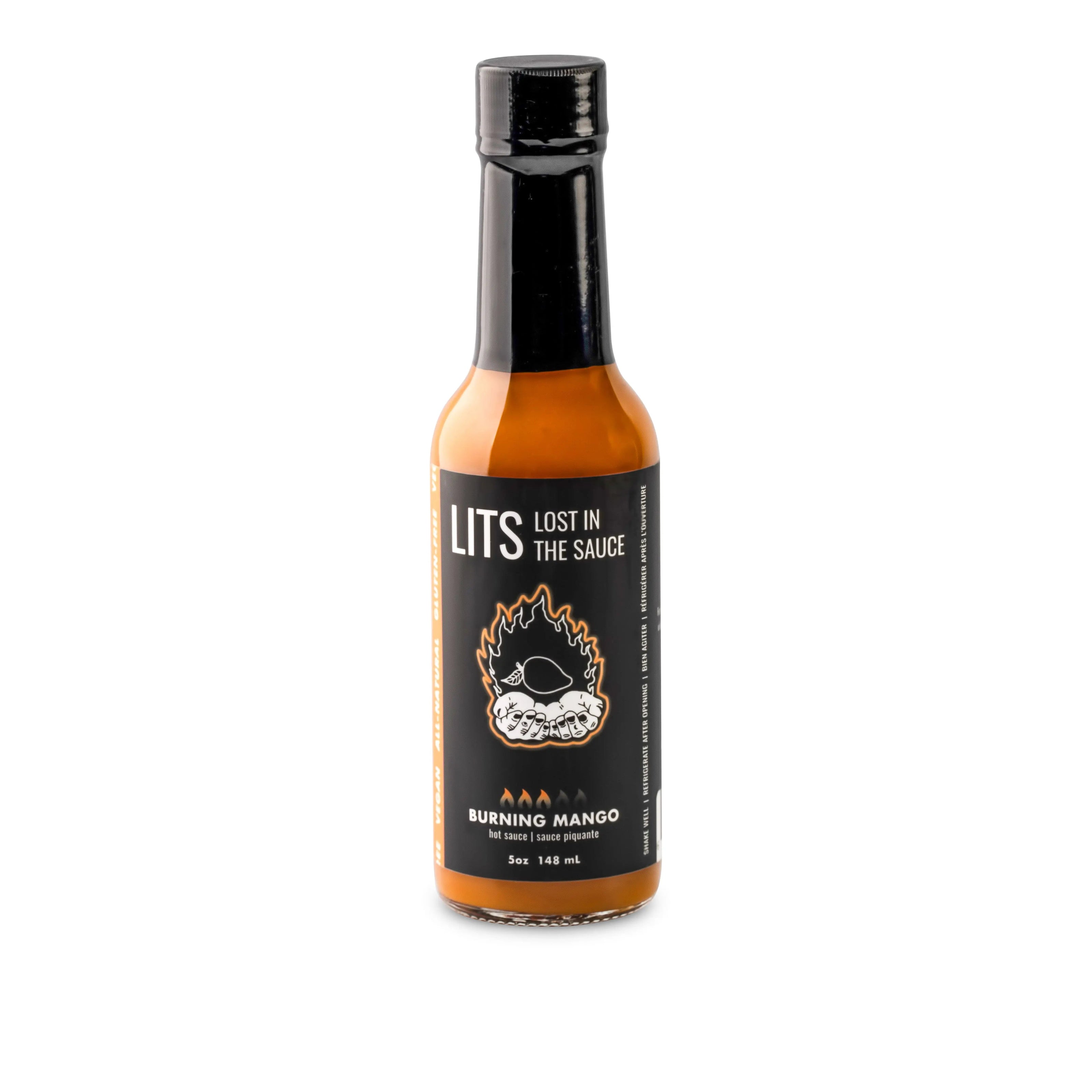 Burning Mango - Sweet & Spicy Mango Habanero Hot Sauce
