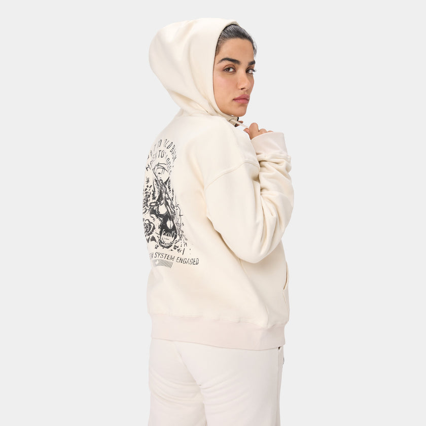LOCKFEM_05 HOODIE — TACTICAL BEIGE
