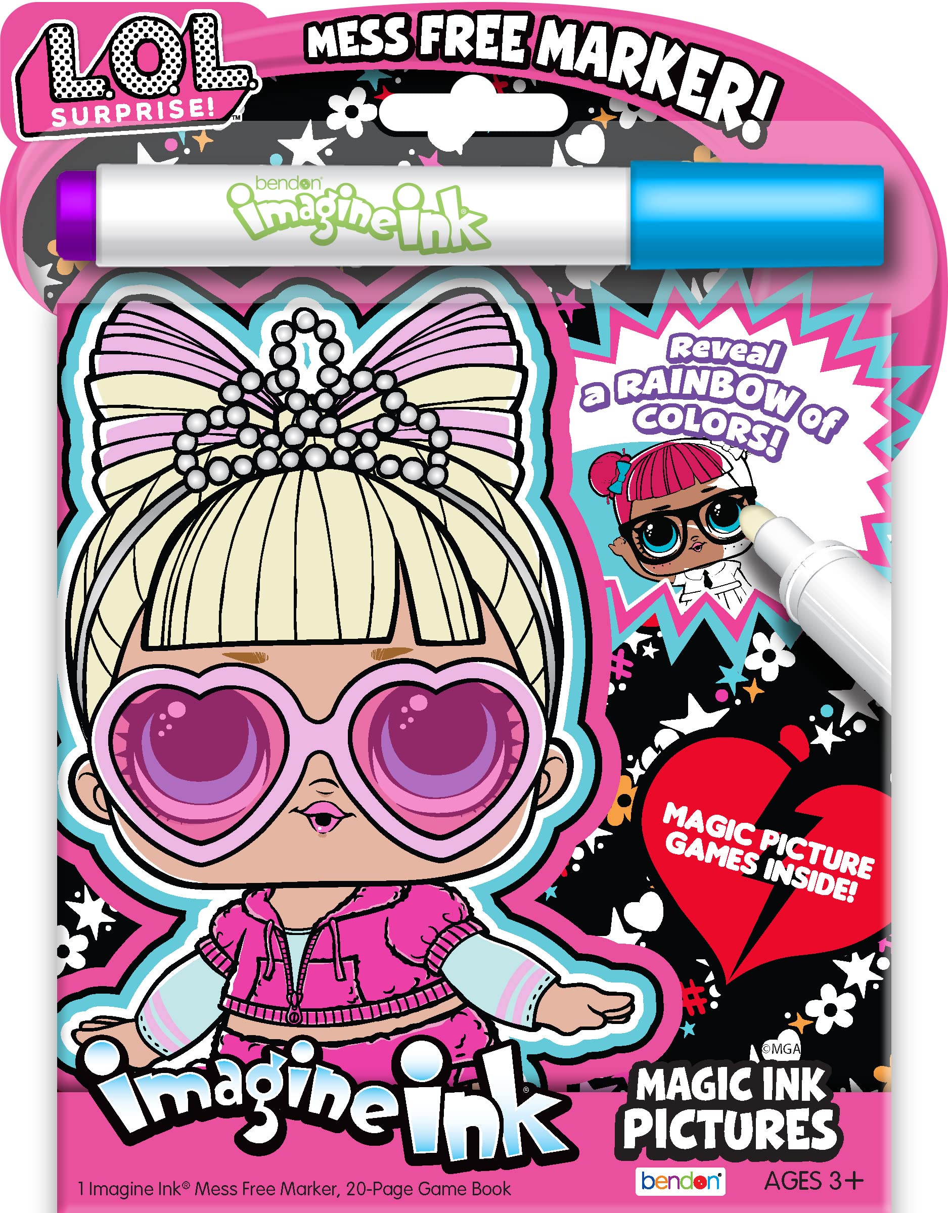 LOL SURPRISE - IMAGINE INK MAGIC INK PICTURES - BILINGUAL