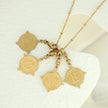 Gold Ornate Alphabet Letter Charms (A–Z) for Necklaces & Bracelets