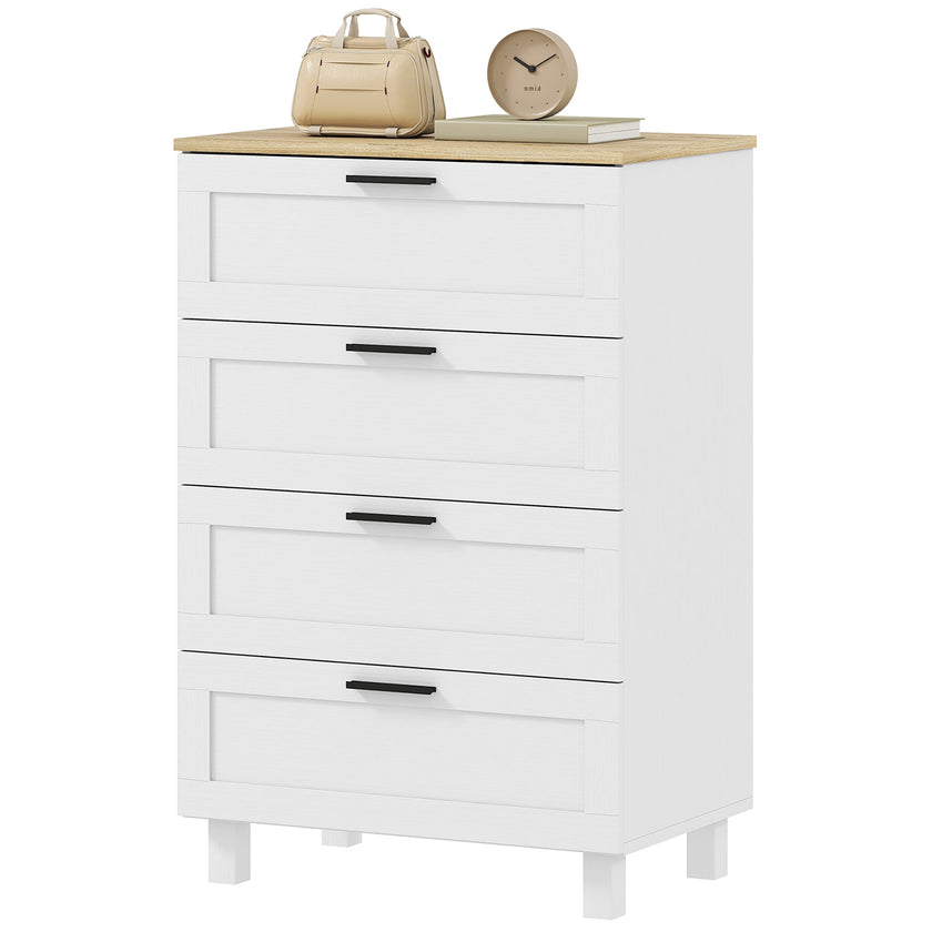 Taylor Chest with 4 Drawers for Bedroom-White