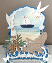 Marianne Design: Creatables Dies - Anja's Label Frame & Flowers