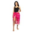 Pink & White Tie Dye Sarong