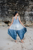 Tie Dye Lapis Ombre Romper - Grey & Cream