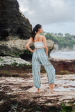 Simple Bone Tie Dye Bali Pants - Mint