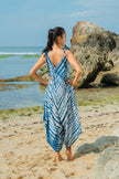 Bone Tie Dye Romper - Navy & White