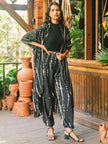 Black & White Tie Dye Bali Pants