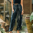 Black & White Tie Dye Bali Pants