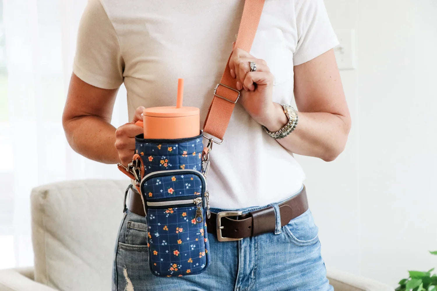 Sallie Tomato - Casablanca Waterbottle/Cell Phone Carrier Pattern