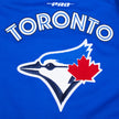 Veste de match MLB Toronto Blue Jays, logo actuel, double jersey, homme, LTJ6314808-RWN