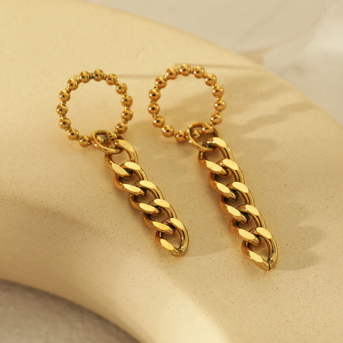 Boucles d'oreilles pendantes LUCY