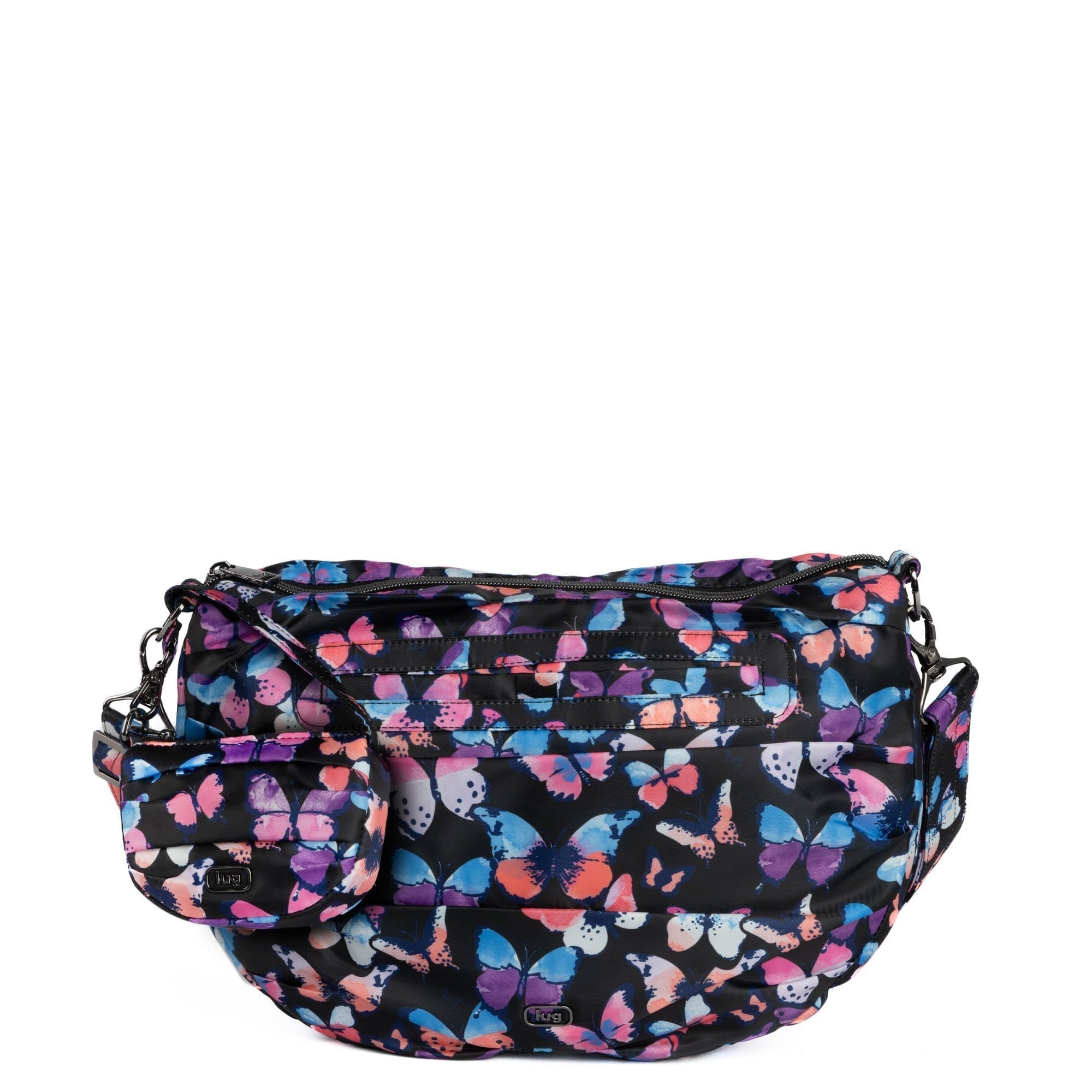 LUG - Sac bandoulière plissé Scuffle avec pochette Disco