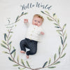 LULUJO Baby's 1st Year Milestone Blanket