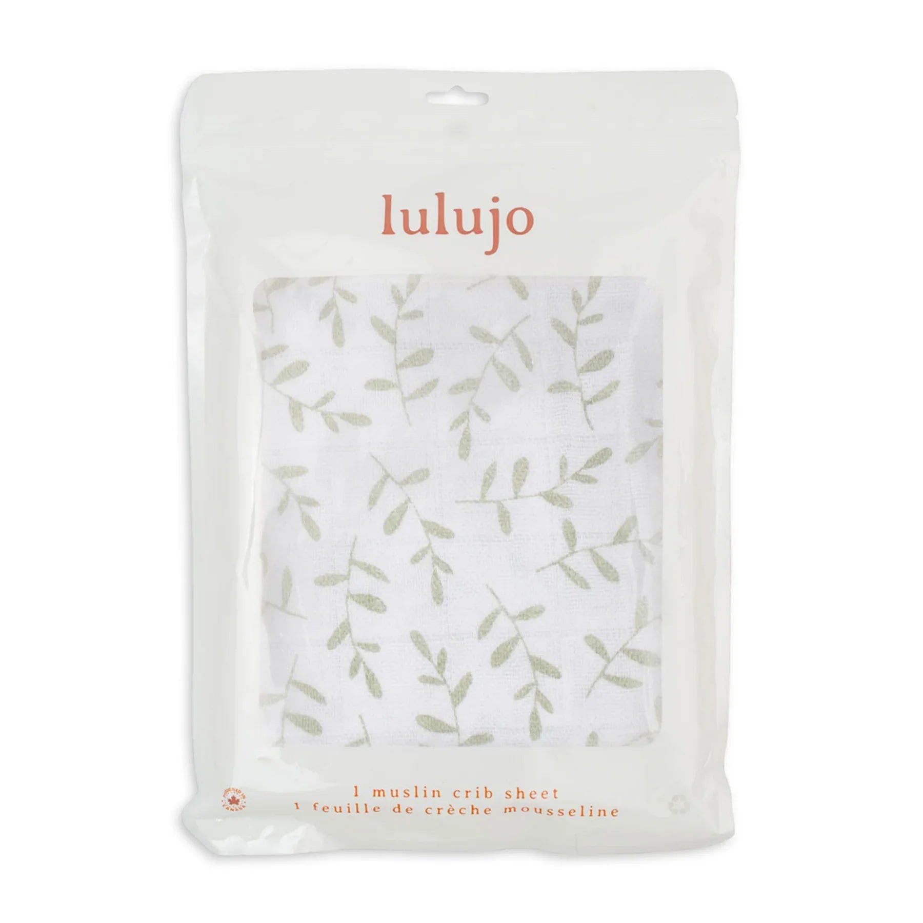 LULUJO Crib Sheet Boho Greenery