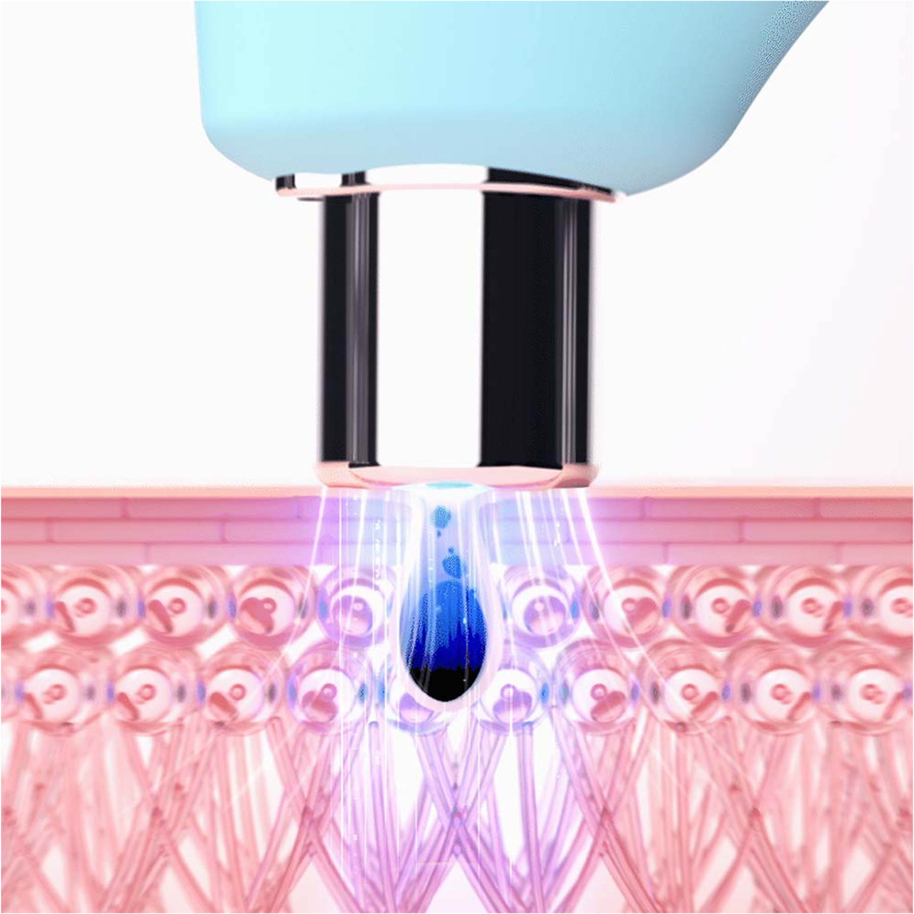 FOREO KIWI Blackhead Remover Pore Vacuum with Blue LED Light - Arctic Blue