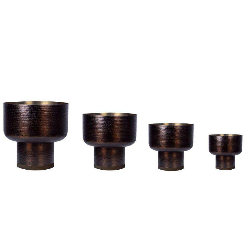 Lupe - Copper Mid-Century Mushroom Planter (Multiple Sizes)