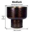 Lupe - Copper Mid-Century Mushroom Planter (Multiple Sizes)