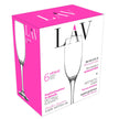 Champagne Glasses 8 Oz - LAV VENUE - Set of 6