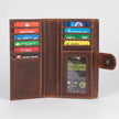 Greenwood Leather Full Grain Leather Wallet RFID Clutch